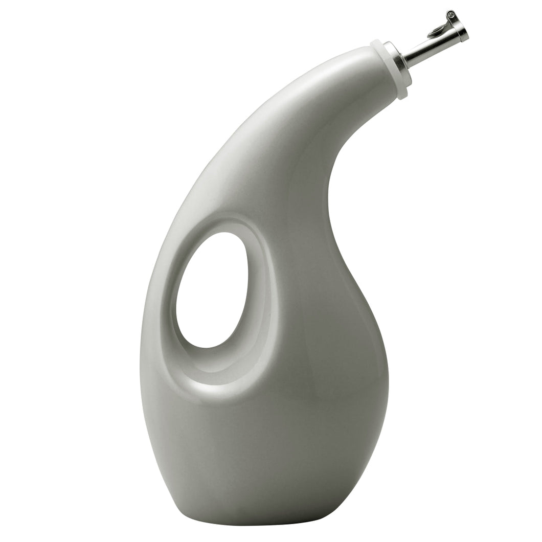 Rachael Ray 46888 Stoneware EVOO Dispensing Bottle, Sea Salt Gray