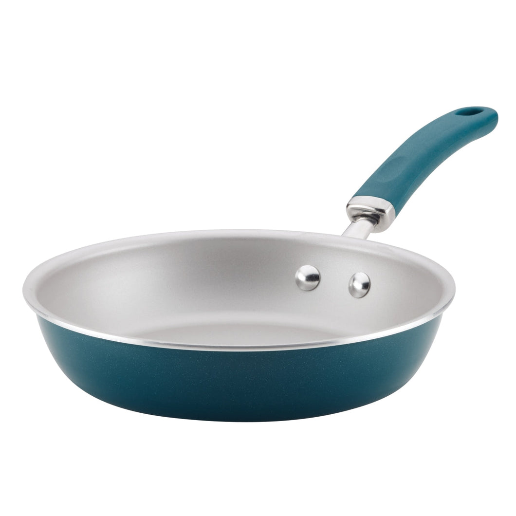 Rachael Ray 12010 Create Delicious Aluminum Nonstick Deep Skillet, 9.5 in. - Teal Shimmer