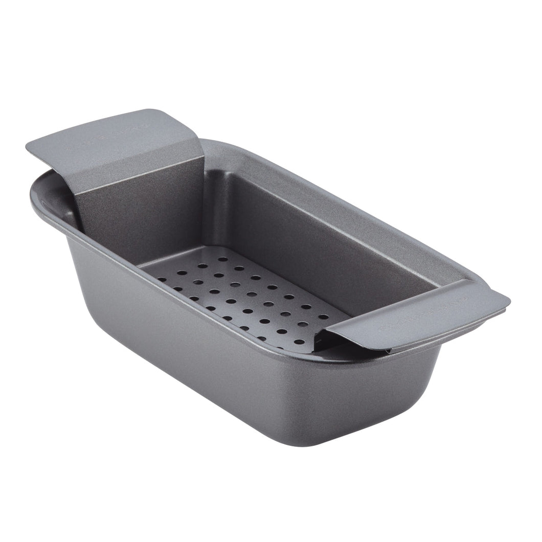 Rachael Ray 47364 Rachael Ray Nonstick Bakeware Loaf Pan, 9 x 5 in.