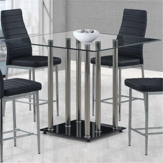 Global Furniture USA D368BT Bar Table, Black - 36 x 43 x 43 in.