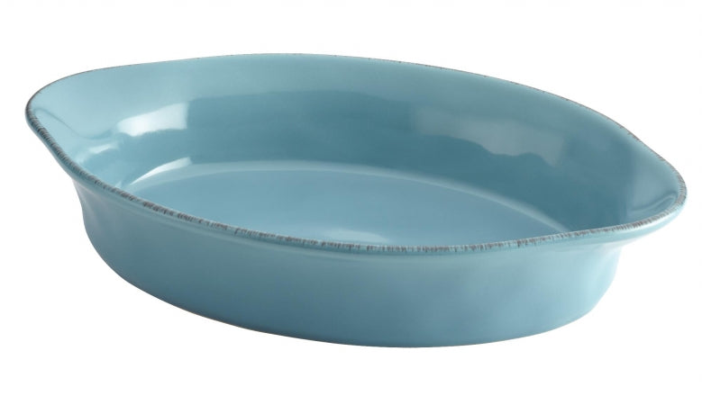 Rachael Ray 51363 51363 2qt - 1.9L open oval baker - blue